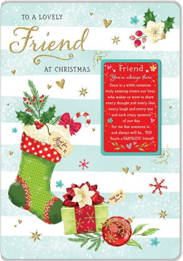 Picture of LOVELY FRIEND CHRISTMAS CARD